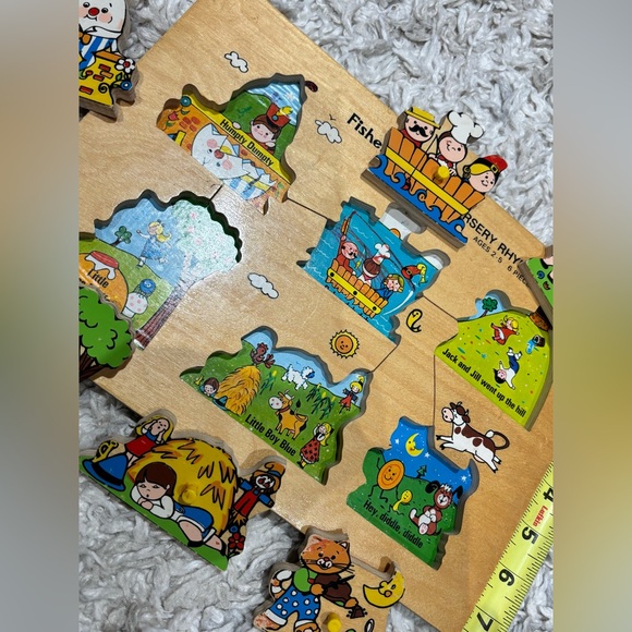 Vintage Wooden Puzzle Fisher Price 1970s - Picture 4 of 5